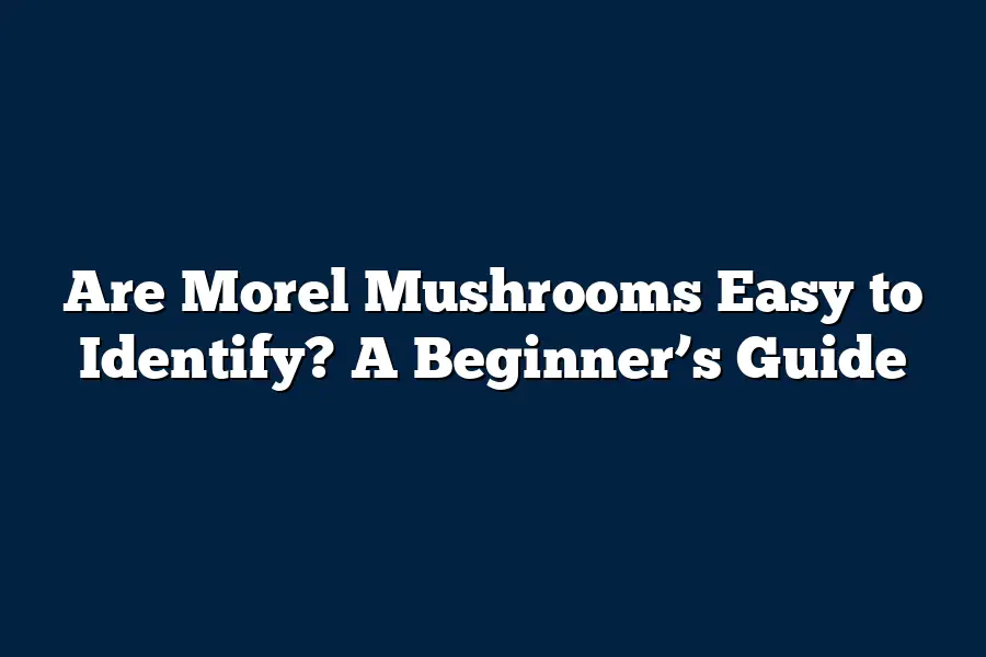 Are Morel Mushrooms Easy to Identify? A Beginner’s Guide