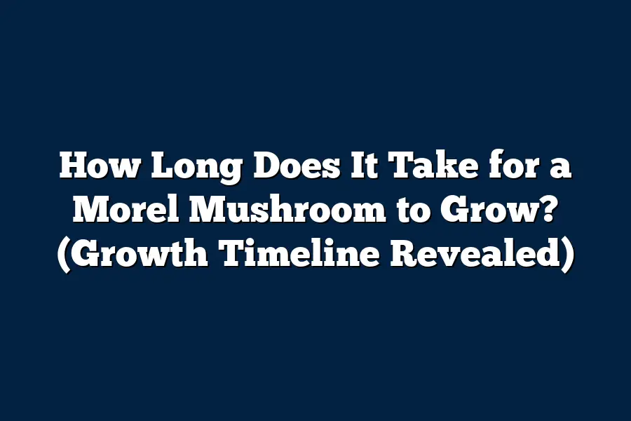How Long Does It Take for a Morel Mushroom to Grow? (Growth Timeline Revealed)